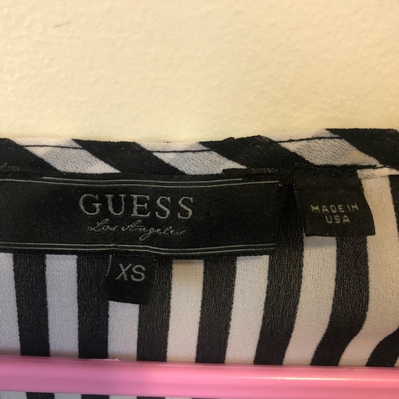 GUESS sheer detail blouse size XS - Picture 5 of 9